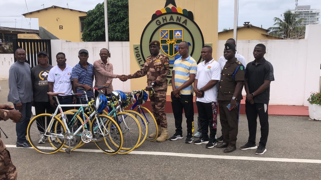 GCF, African Cycling Network Satellite Support Ghana Prisons Service with Sports Racing Bicycle Donation