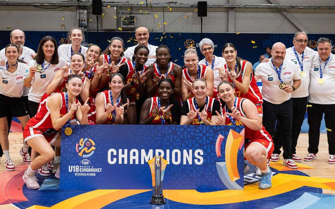 Spain defend FIBA U18 Women’s EuroBasket crown in Stockholm